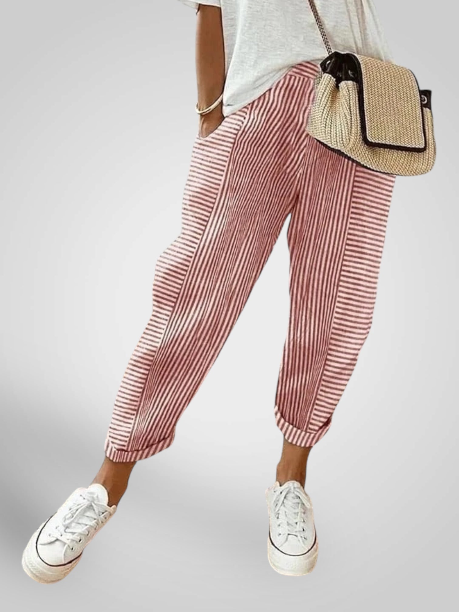 Rory | Striped Relaxed Trousers