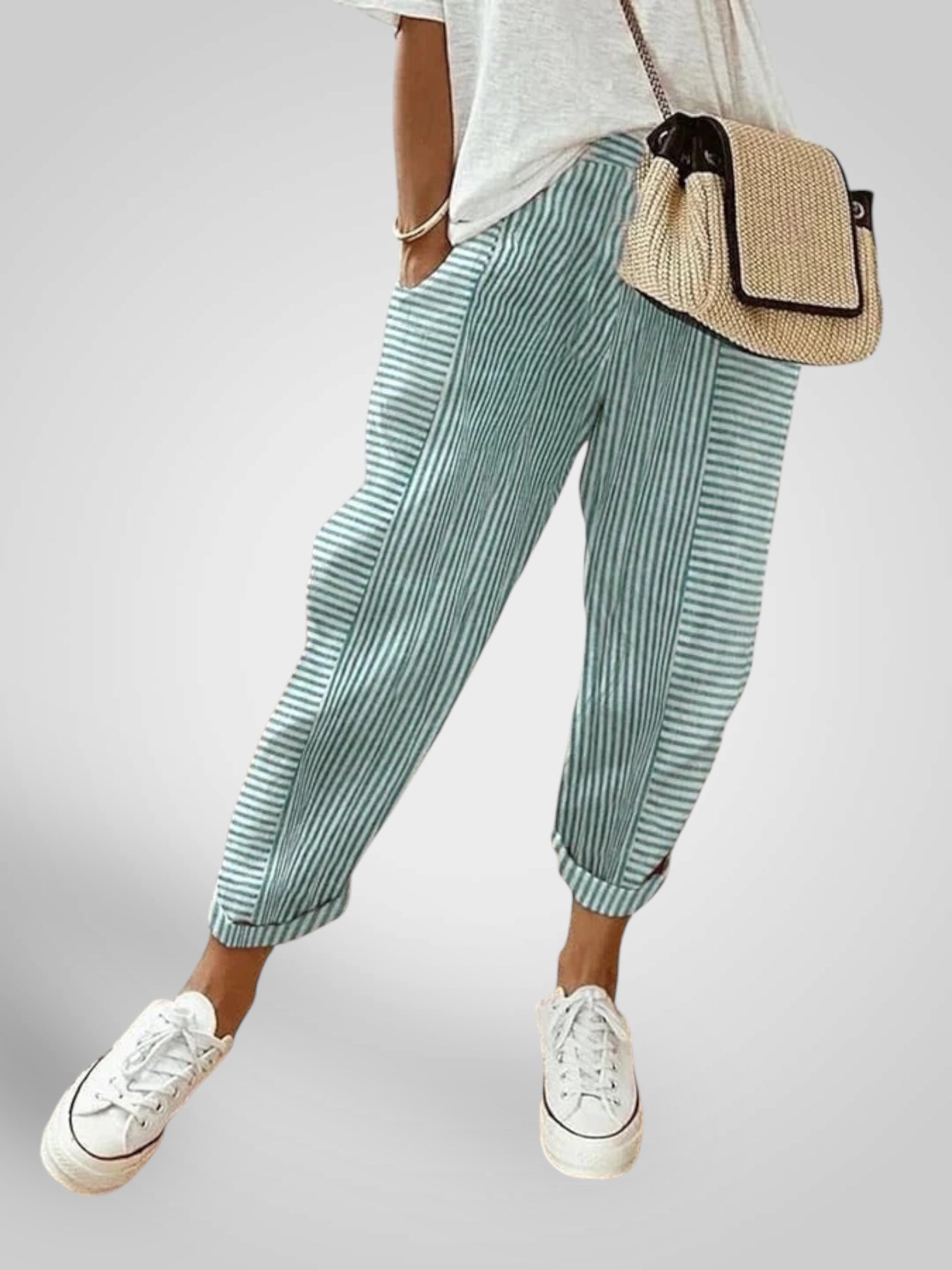 Rory | Striped Relaxed Trousers