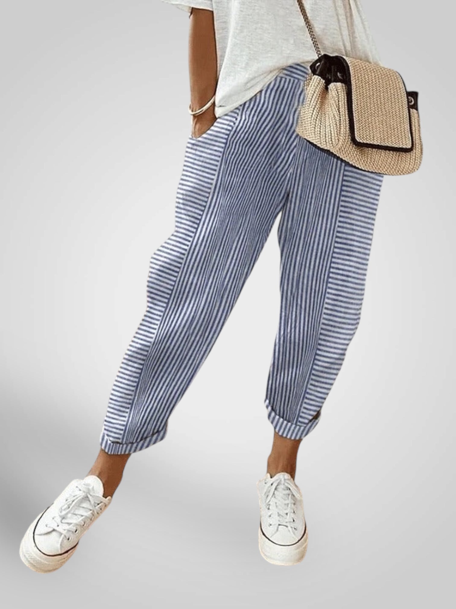 Rory | Striped Relaxed Trousers