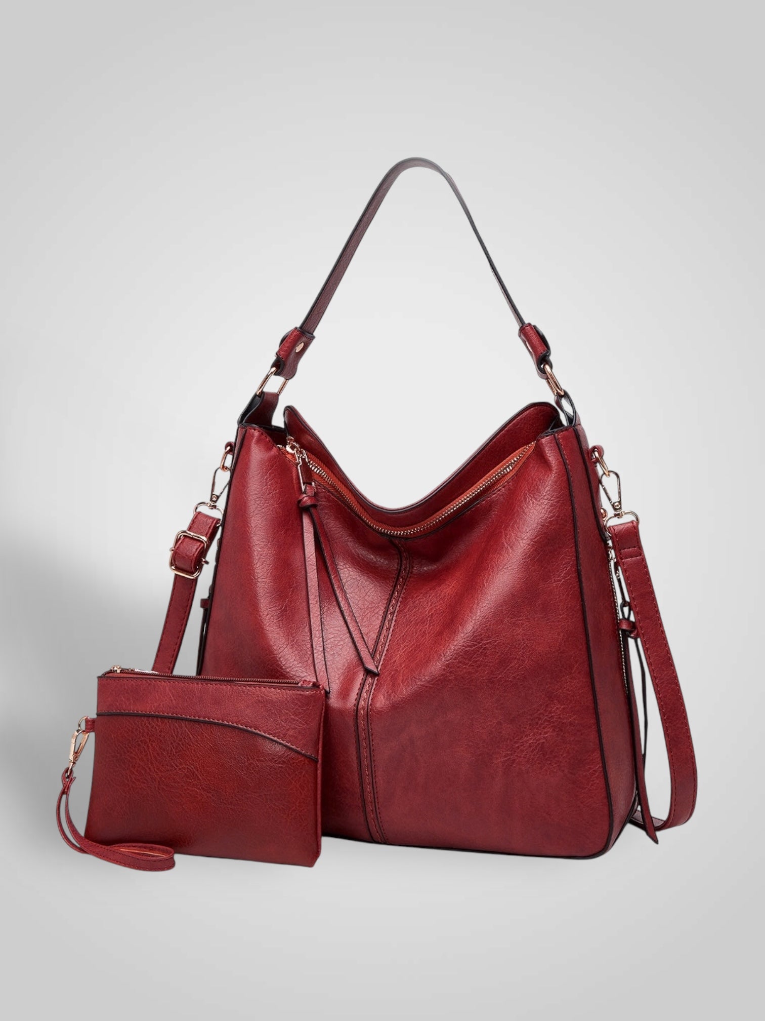 Soof | Luxury Leather Anti-Theft Hobo Bag