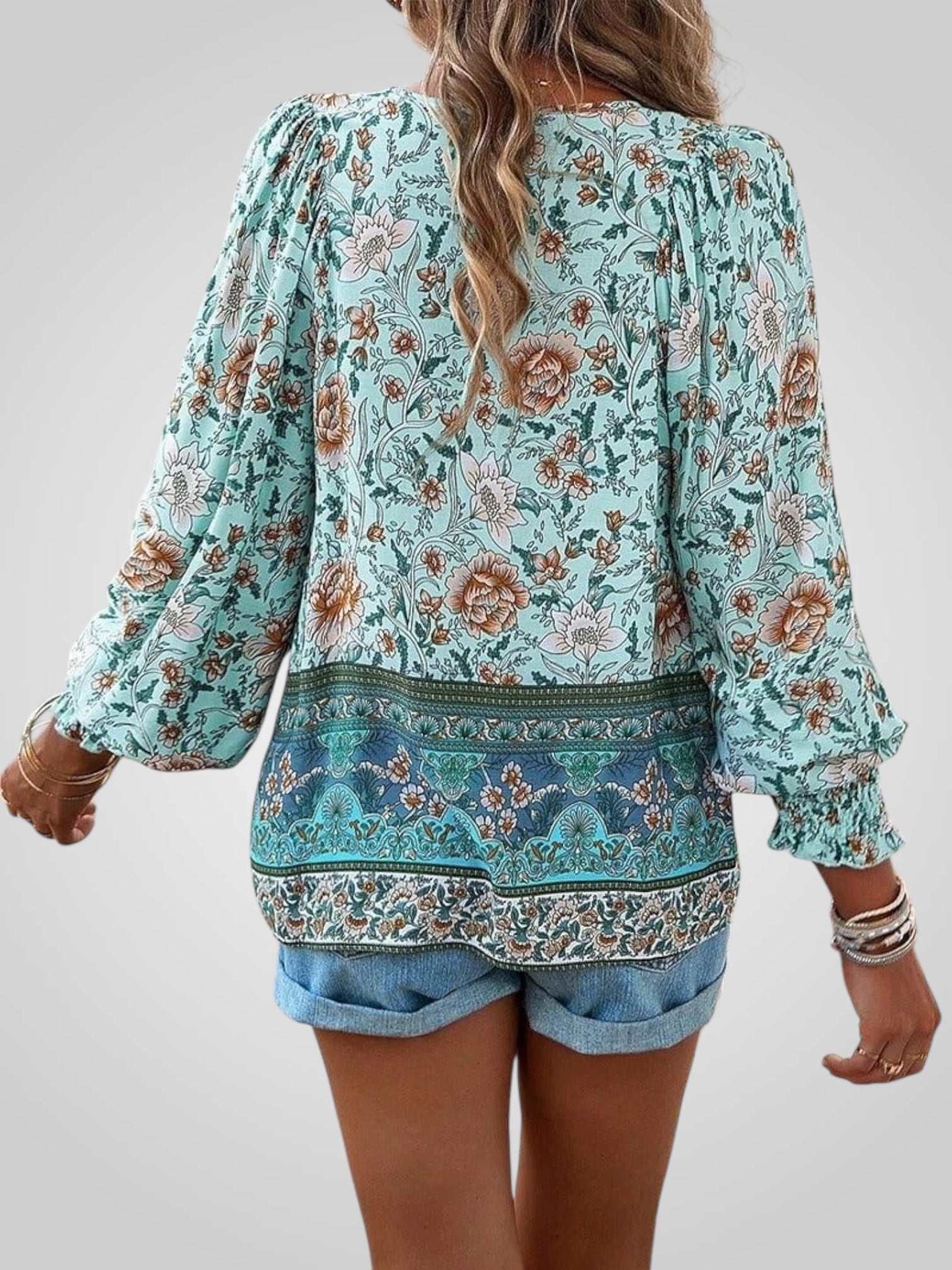 Hoya | Bohemian Floral Blouse