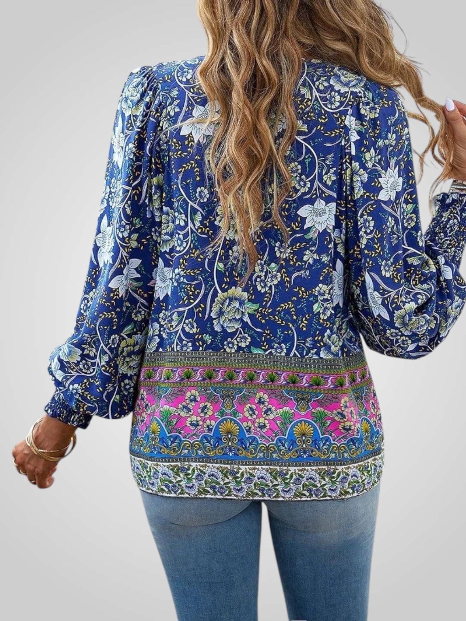 Hoya | Bohemian Floral Blouse