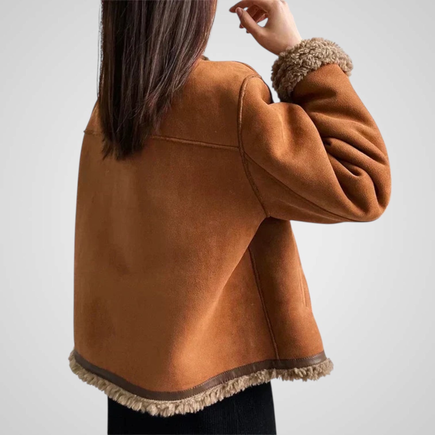 Ίμερ | Κουμπωτό Shearling Μπουφάν