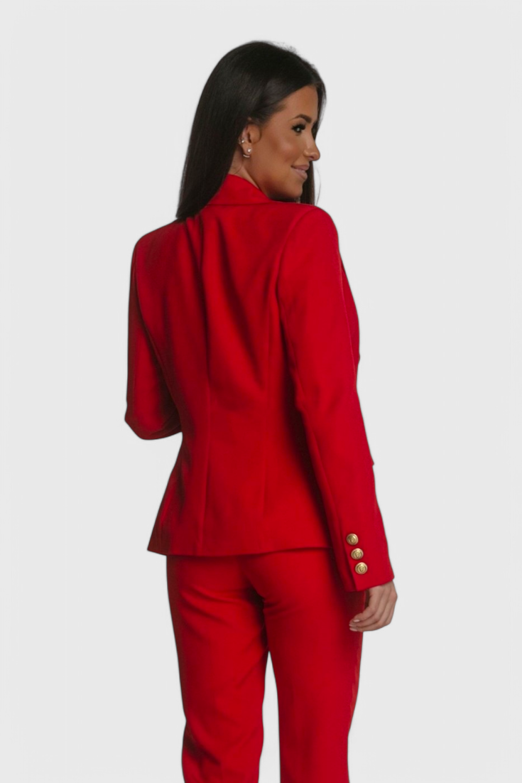 Rosalin Κομψό Σετ με Blazer και Παντελόνι