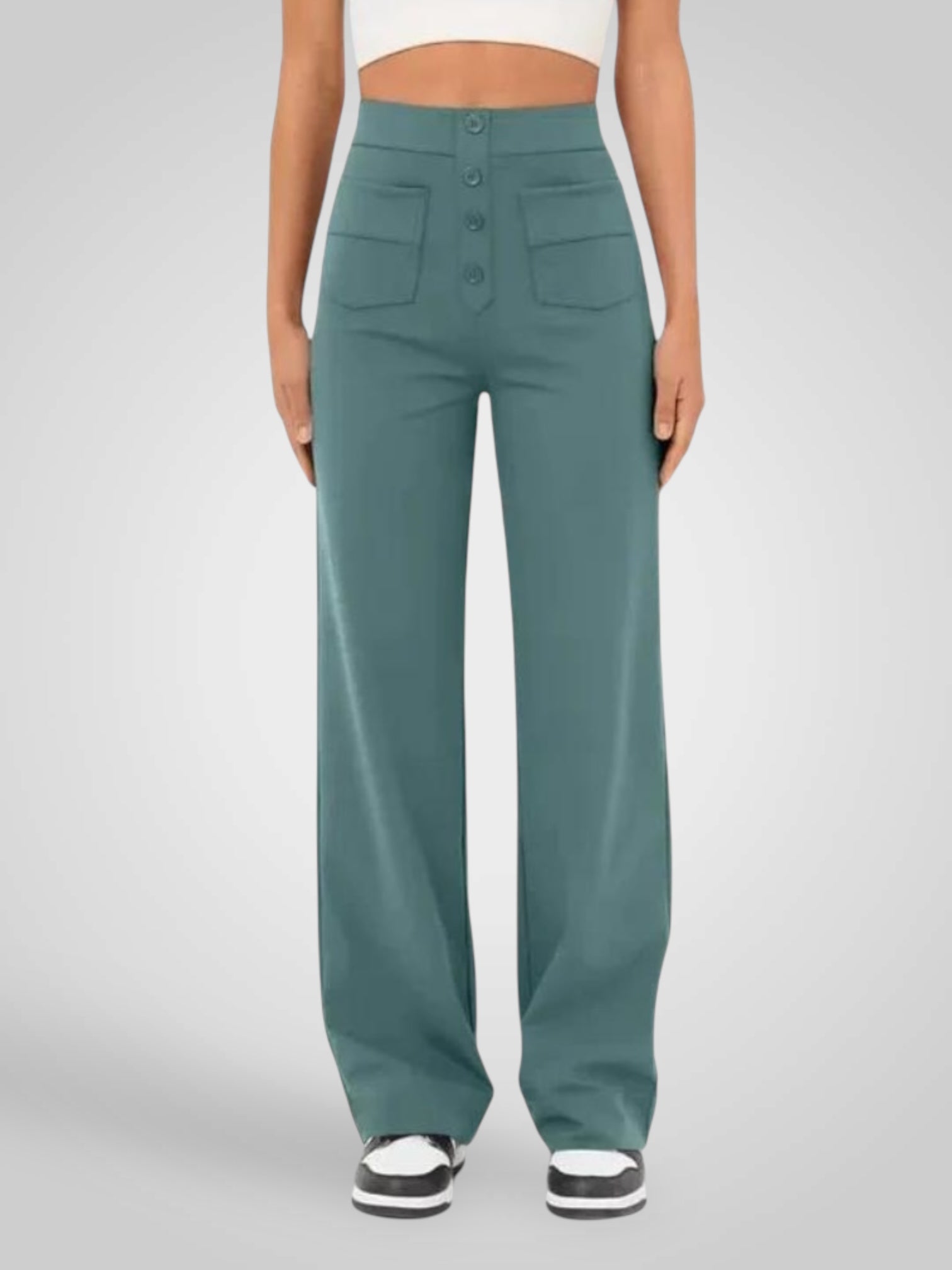 Alvia | Casual high waisted women's trousers