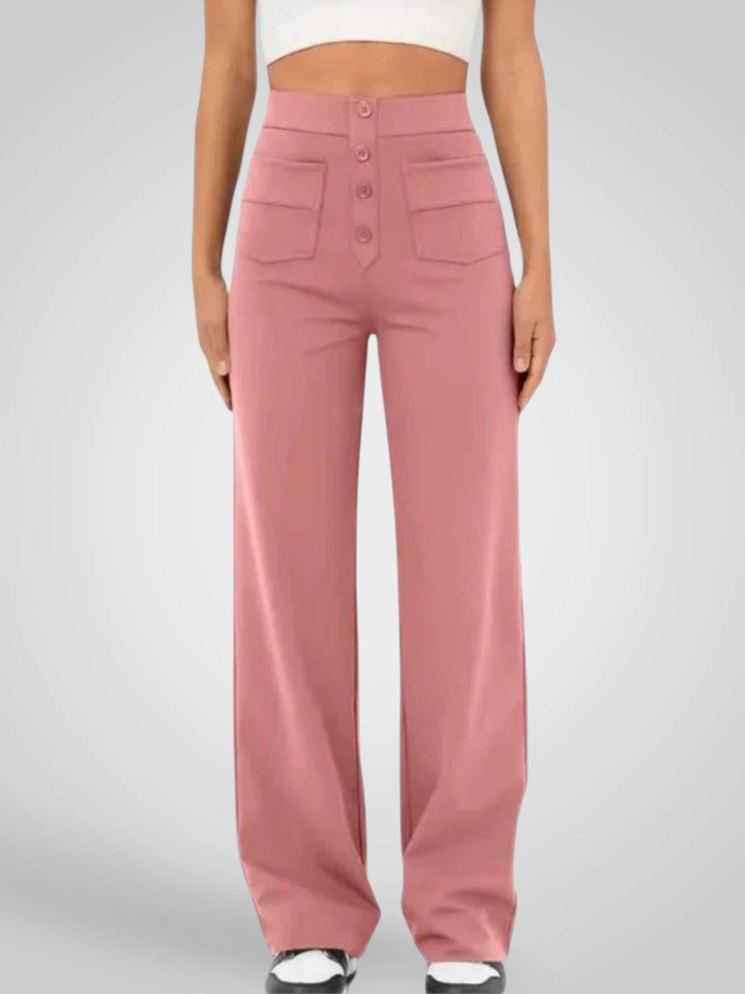 Alvia | Casual high waisted women's trousers