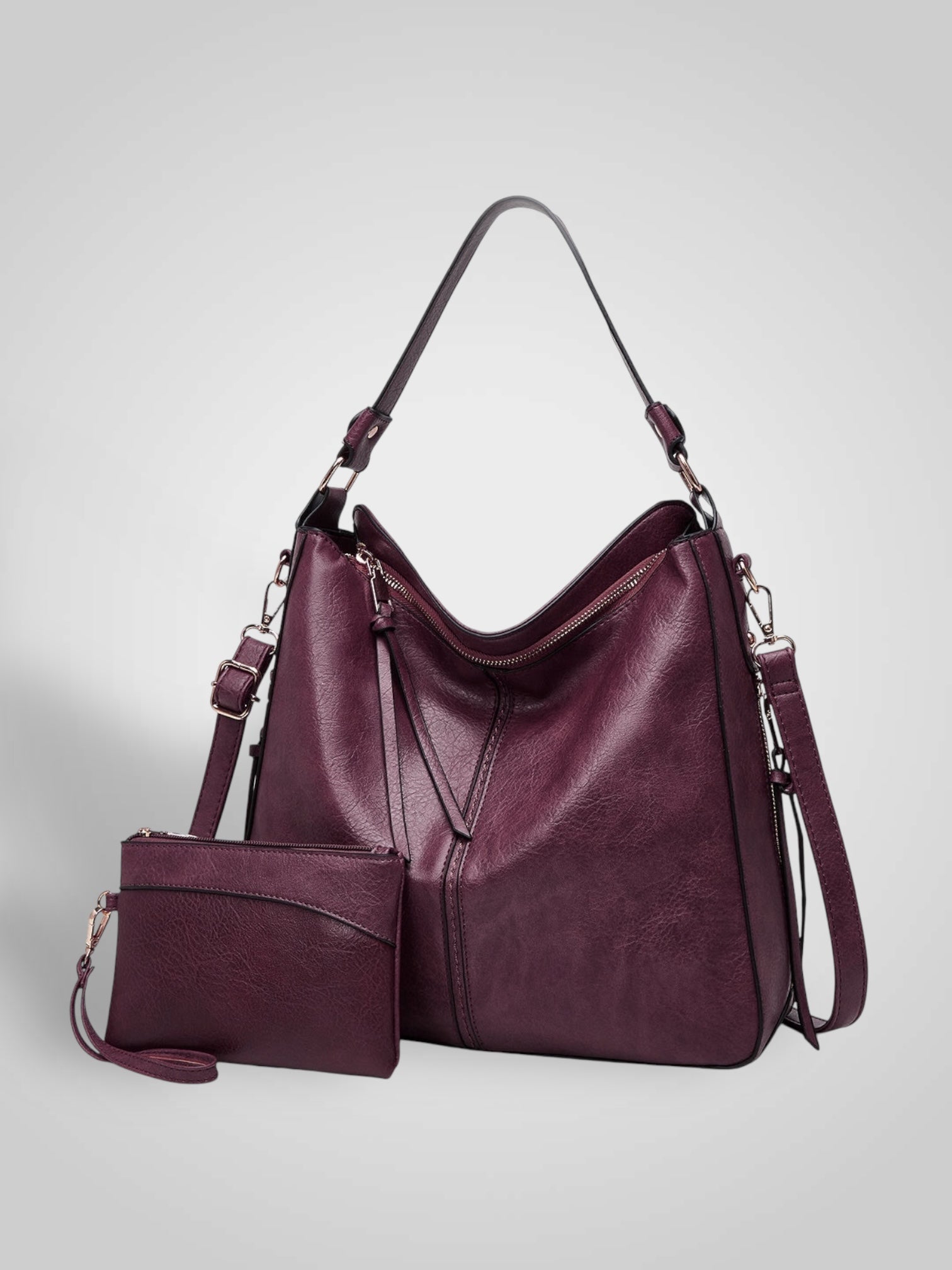 Soof | Luxury Leather Anti-Theft Hobo Bag